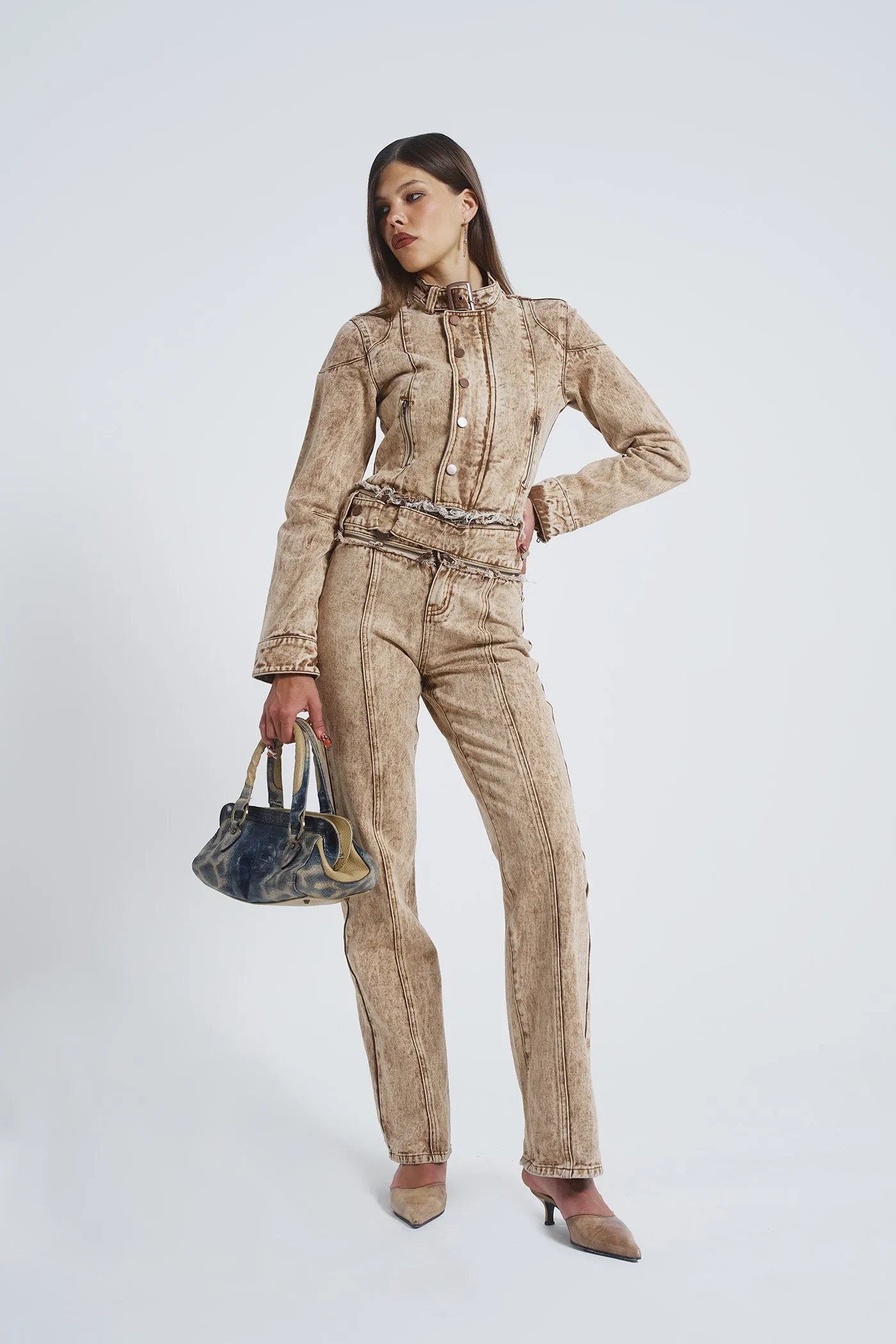 Not My First Rodeo 6 in 1 Multi-wear Denim Jumpsuit