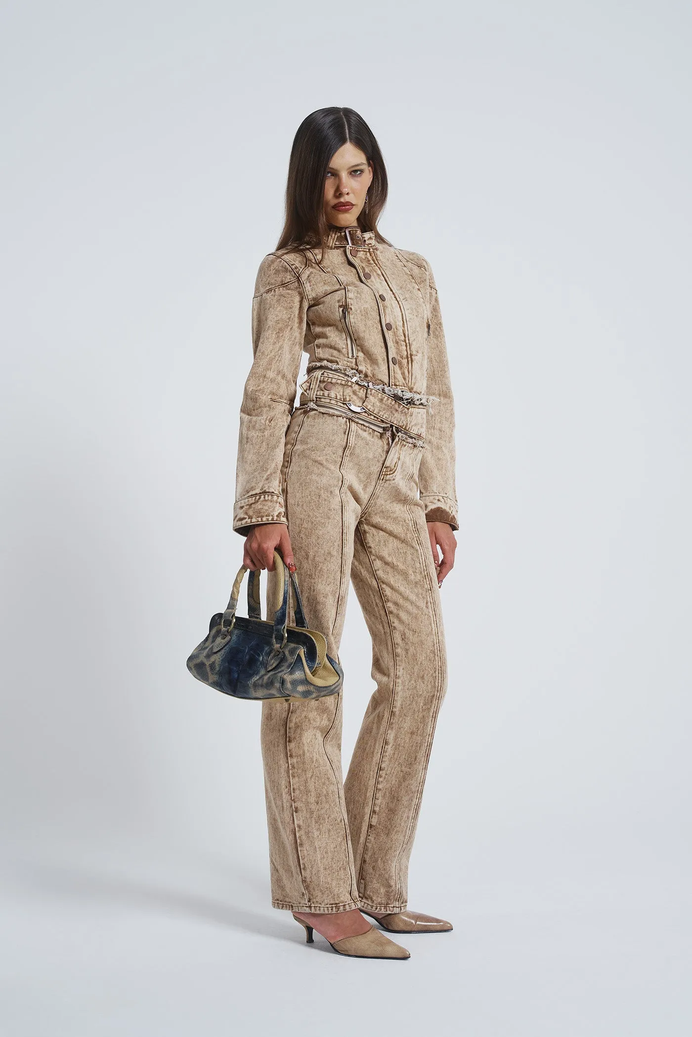 Not My First Rodeo 6 in 1 Multi-wear Denim Jumpsuit