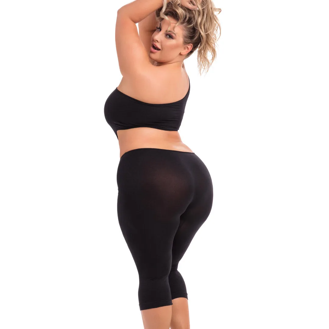 One Shoulder Cropped Catsuit