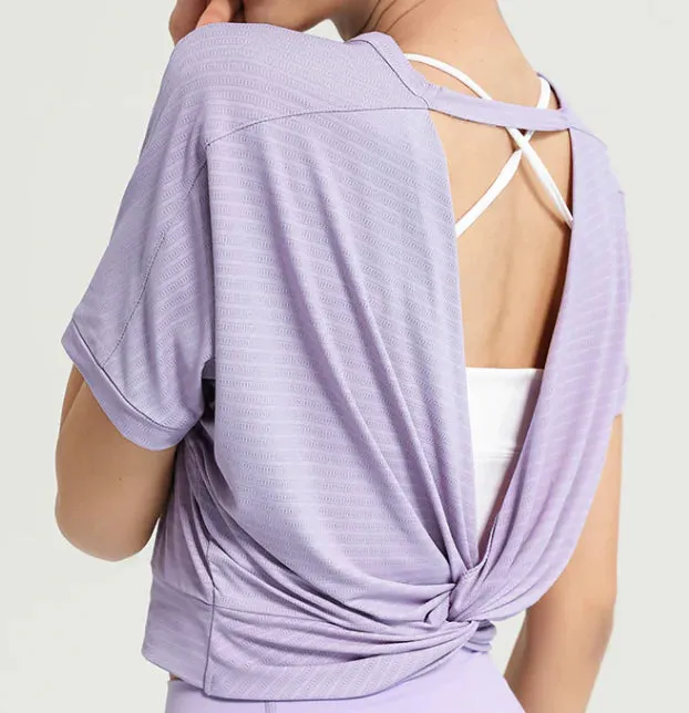 Open Back Sports Top