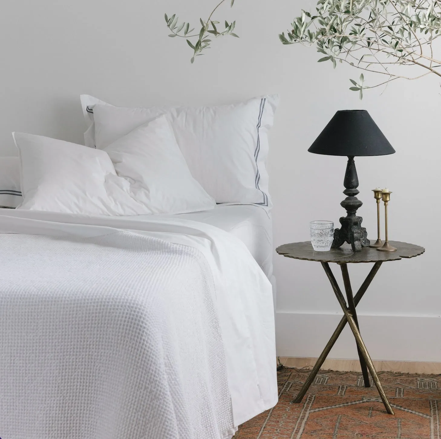 Organic Cotton Sheet Sets - White