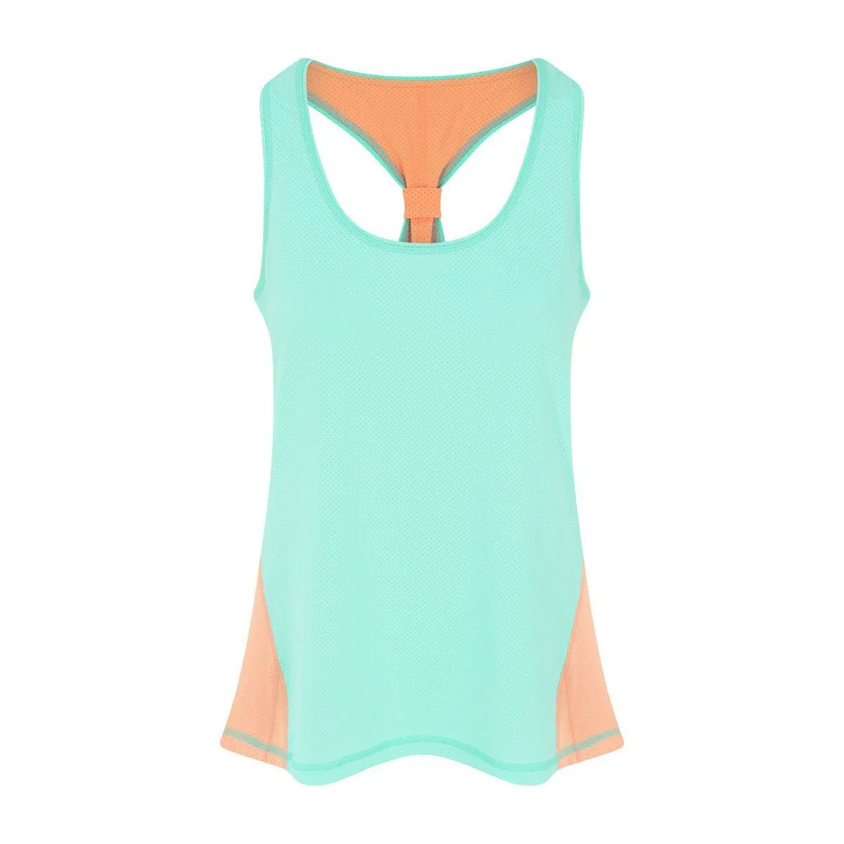 Pastel Mint Green Women's Gym Vest