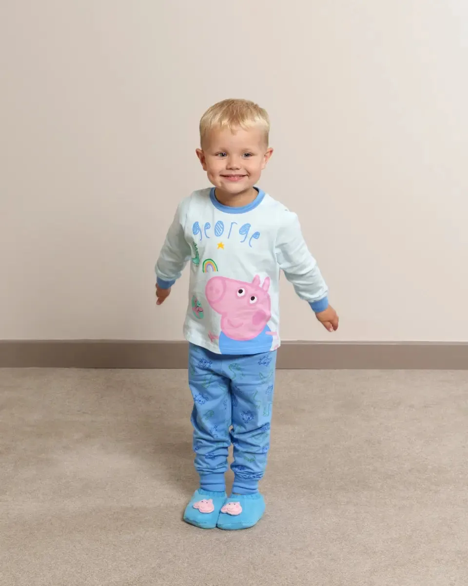 Personalised George Pig Kids' Pyjama's