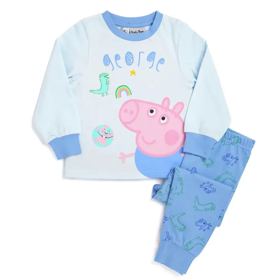 Personalised George Pig Kids' Pyjama's