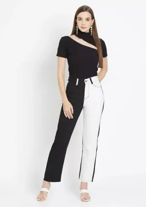 Petite Soft Knit Cut Out Top