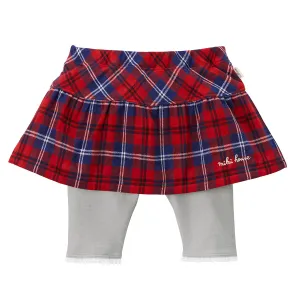 Plaid Skirt-Leggings