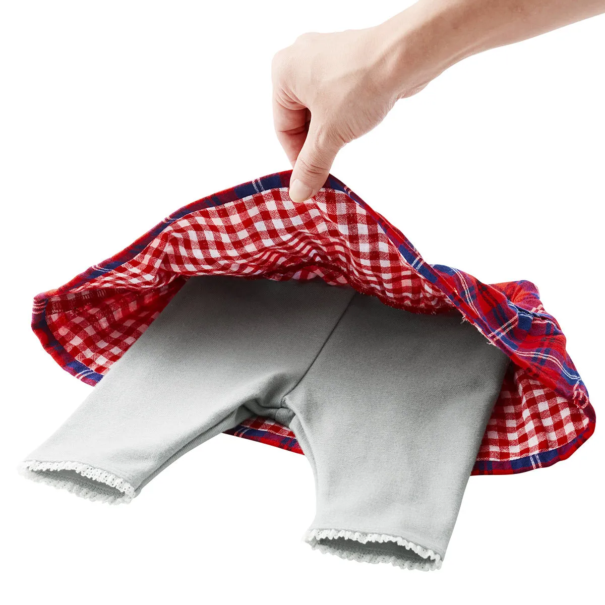 Plaid Skirt-Leggings