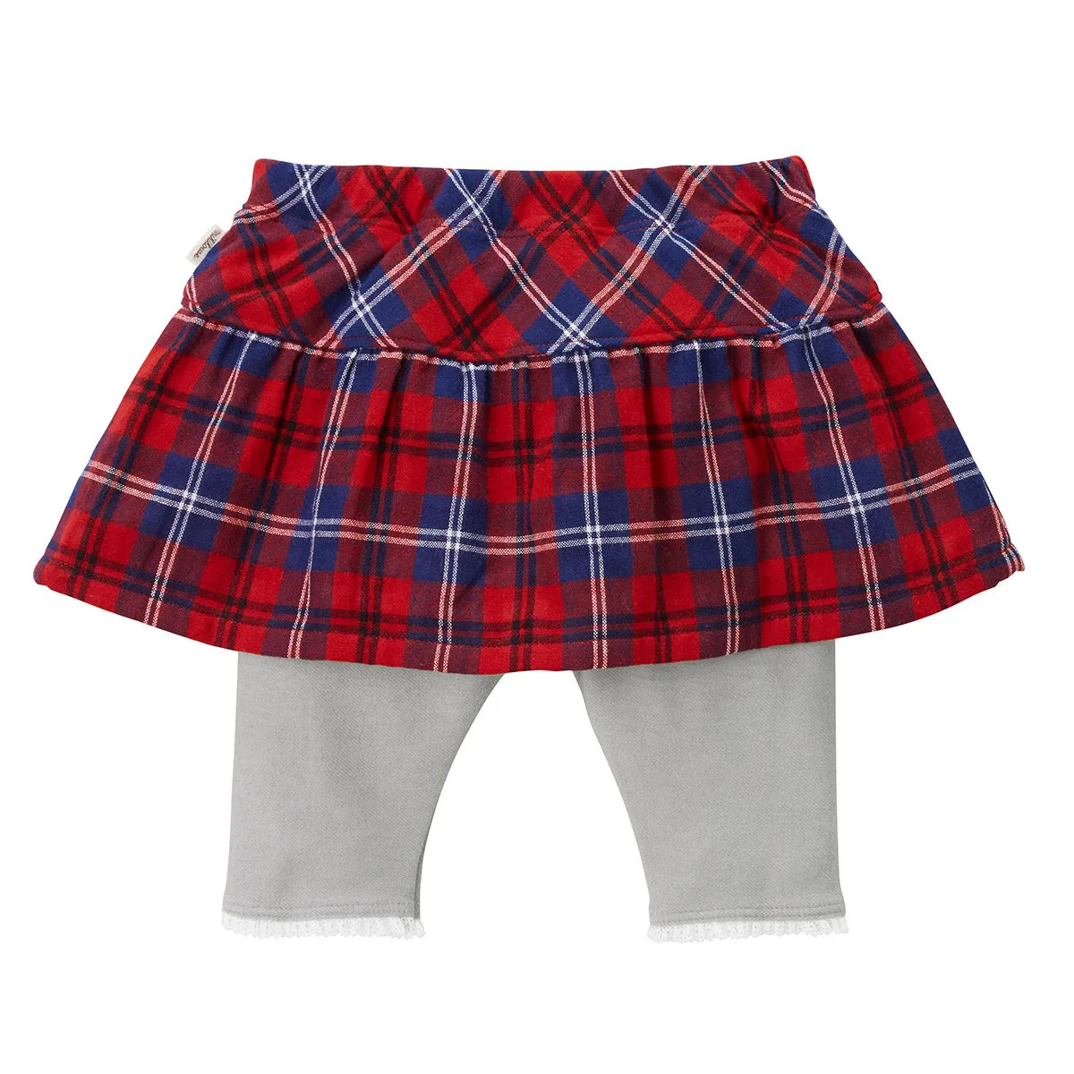 Plaid Skirt-Leggings