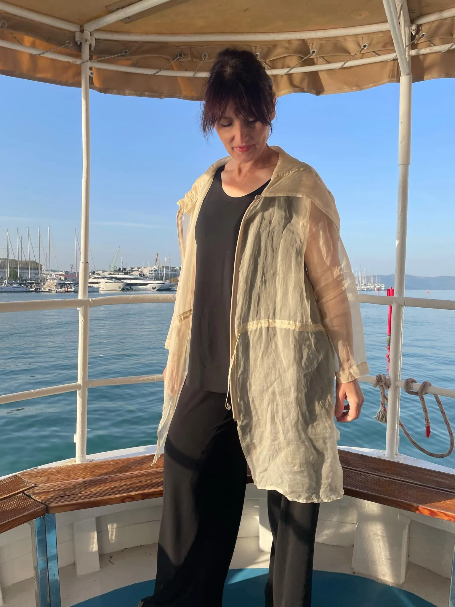 PLANET BY LAUREN G - ORGANZA ANORAK