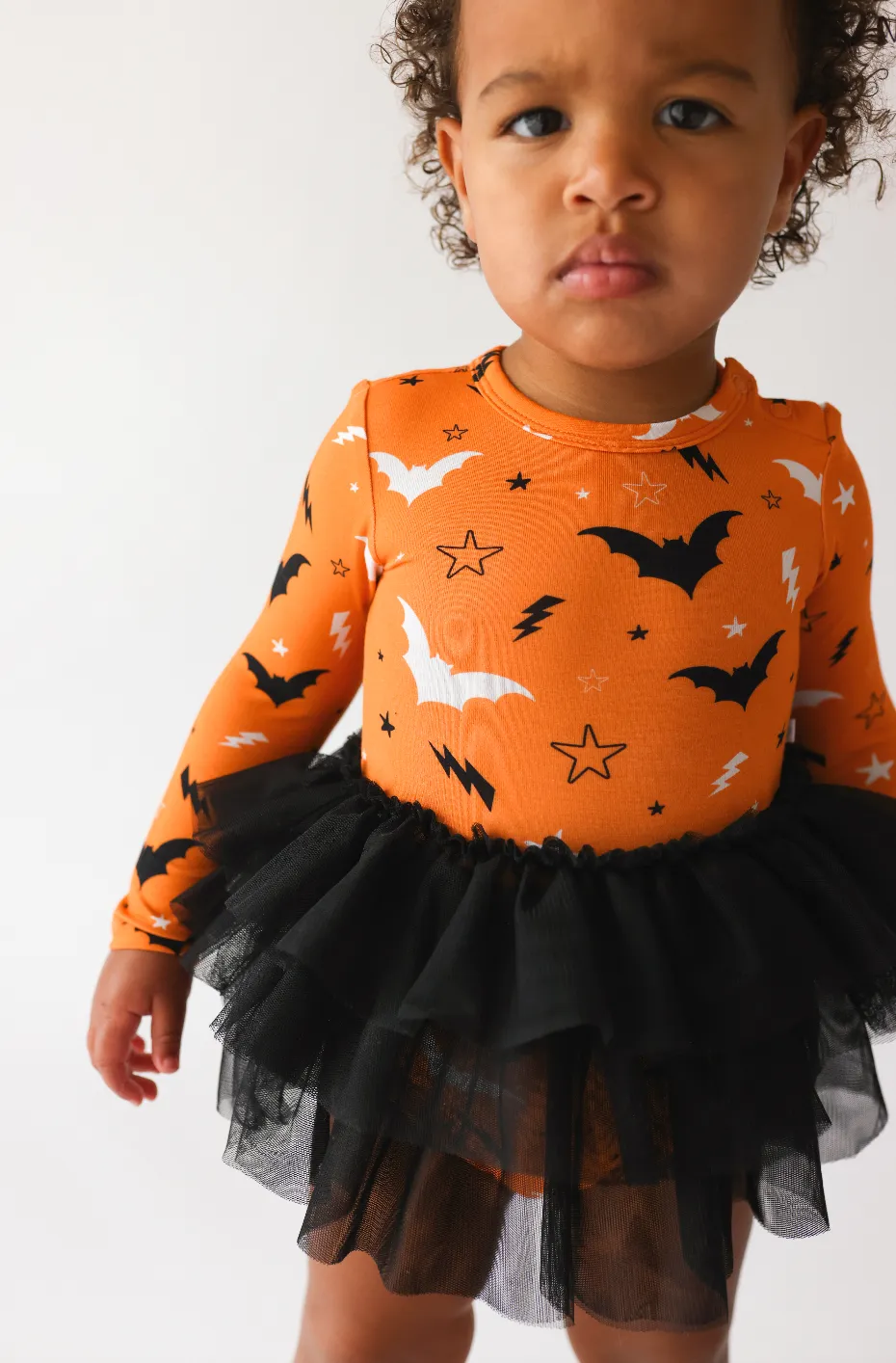 Posh Peanut Long Sleeve Tulle Skirt Bodysuit in Hendrix