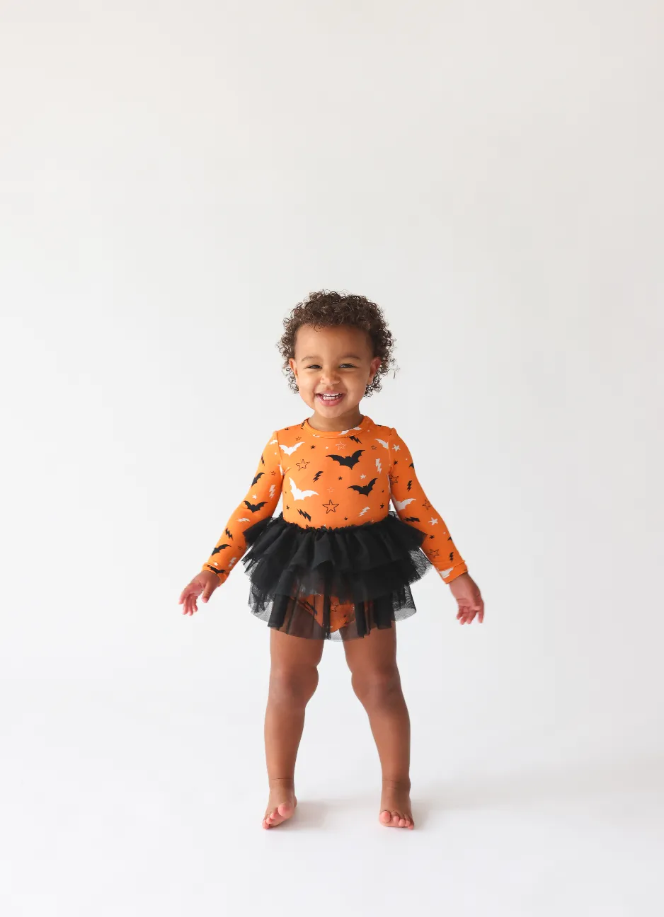 Posh Peanut Long Sleeve Tulle Skirt Bodysuit in Hendrix