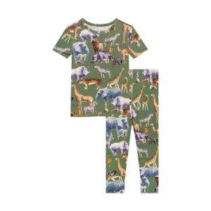 Posh Safari - Short Sleeve Basic Pajama