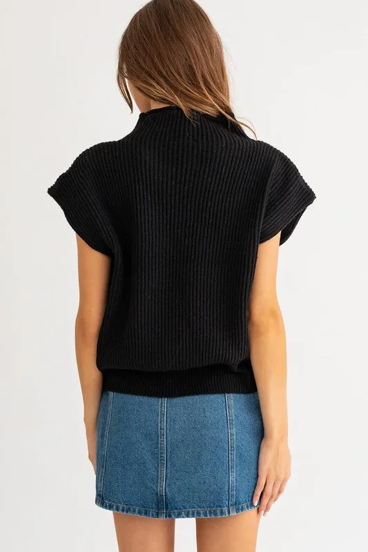 POWER SHOULDER SWEATER