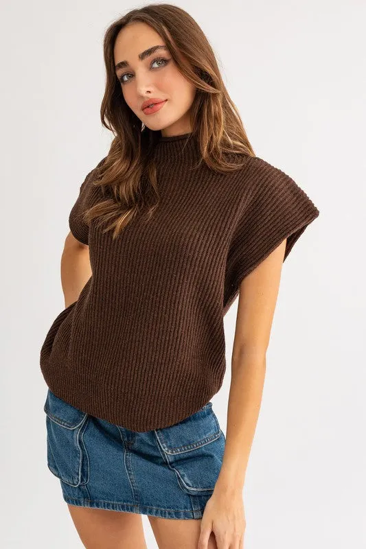 POWER SHOULDER SWEATER