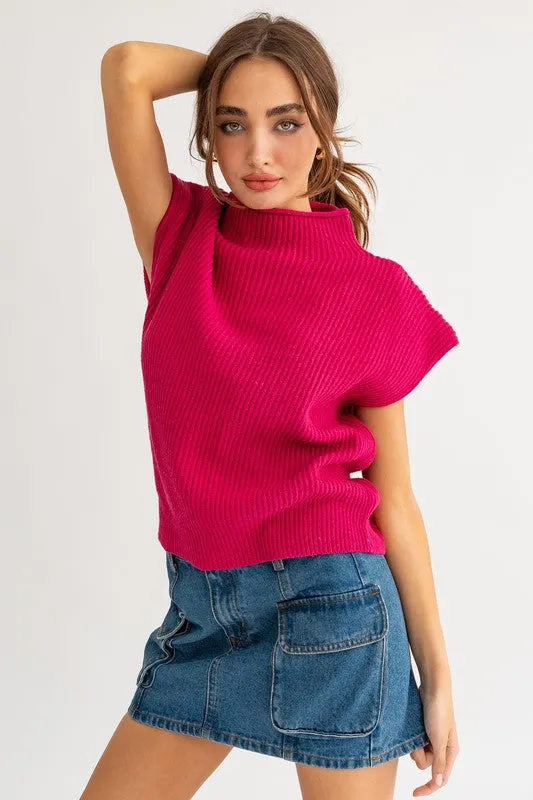POWER SHOULDER SWEATER