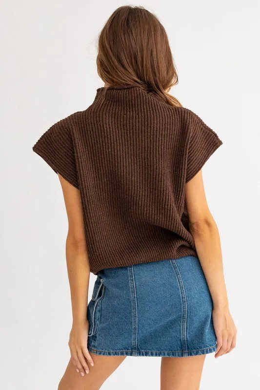 POWER SHOULDER SWEATER