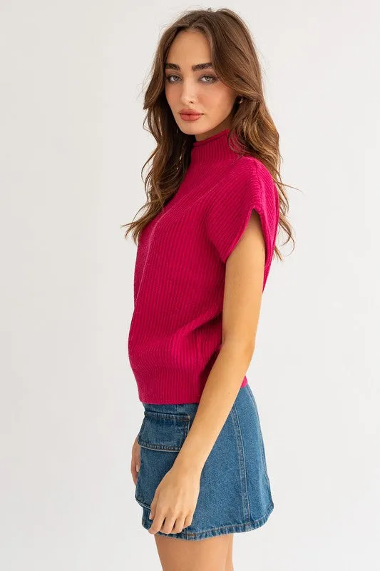 POWER SHOULDER SWEATER