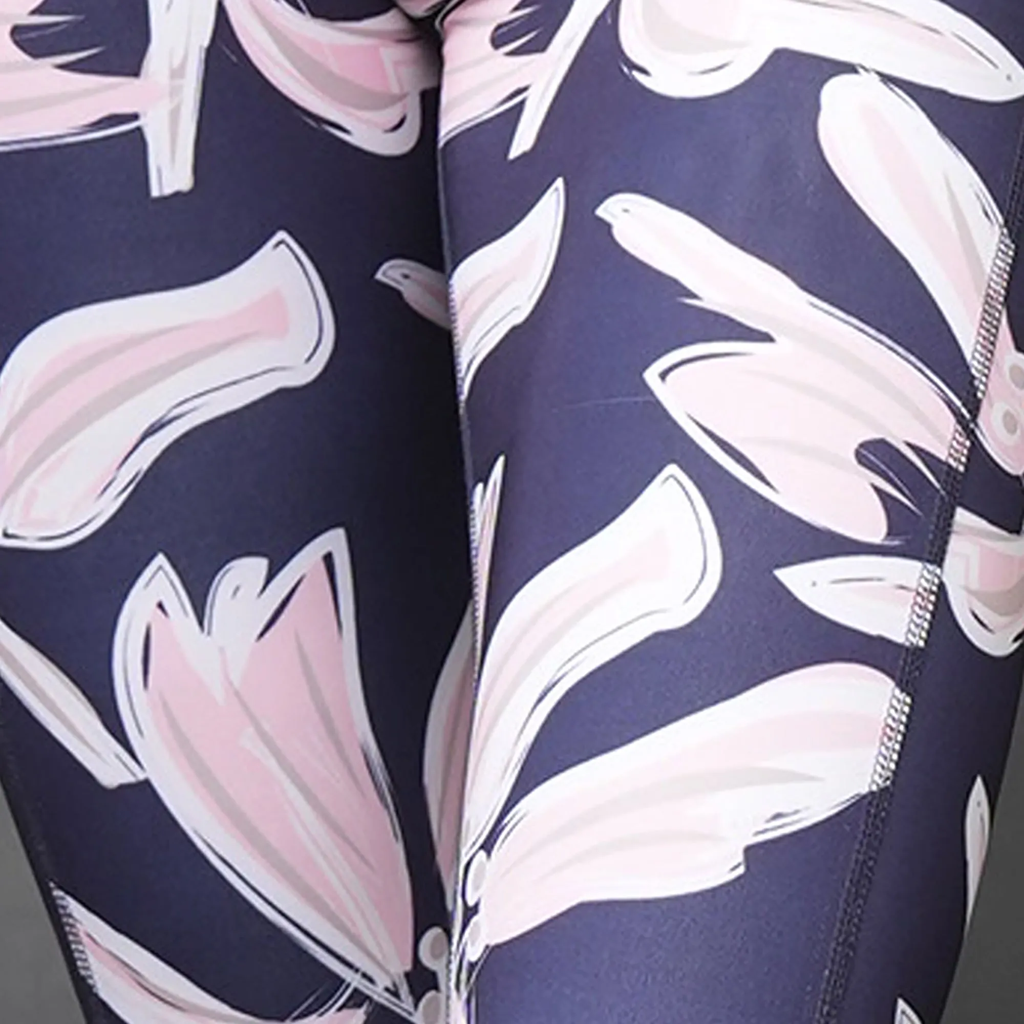 Quick-Dry Printed Sports Bra & High Waist Legging Set