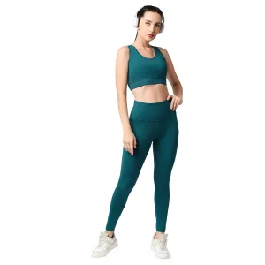 Quick-Dry Sports Bra & High Waist Legging Set