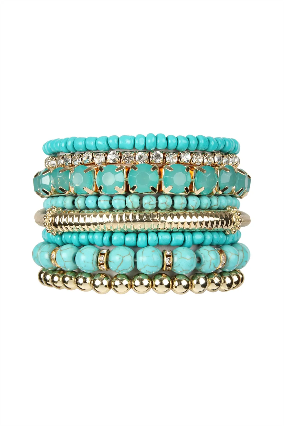 REGULAR SIZE STACKABLE BEADS BRACELET SET