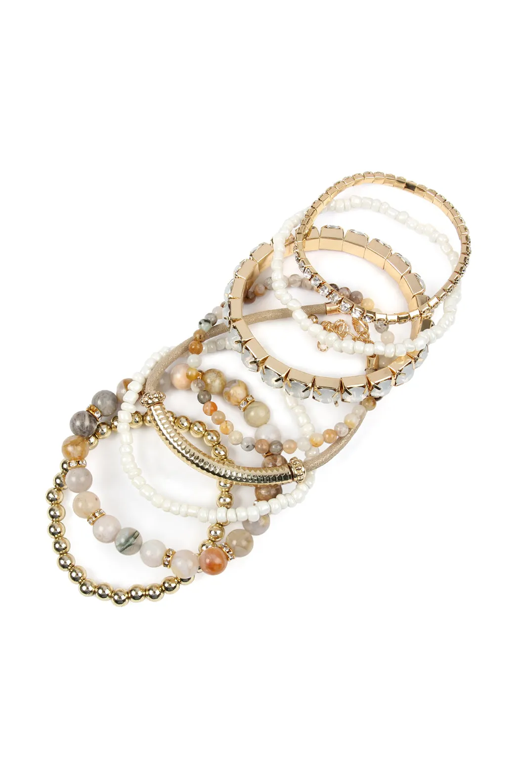 REGULAR SIZE STACKABLE BEADS BRACELET SET