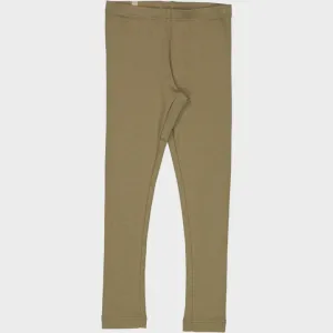 Rib Leggings in Dry Pine