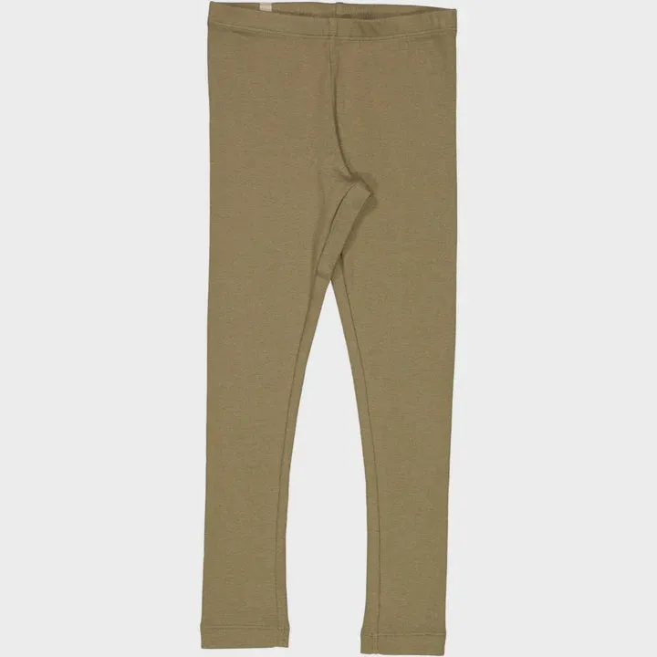 Rib Leggings in Dry Pine