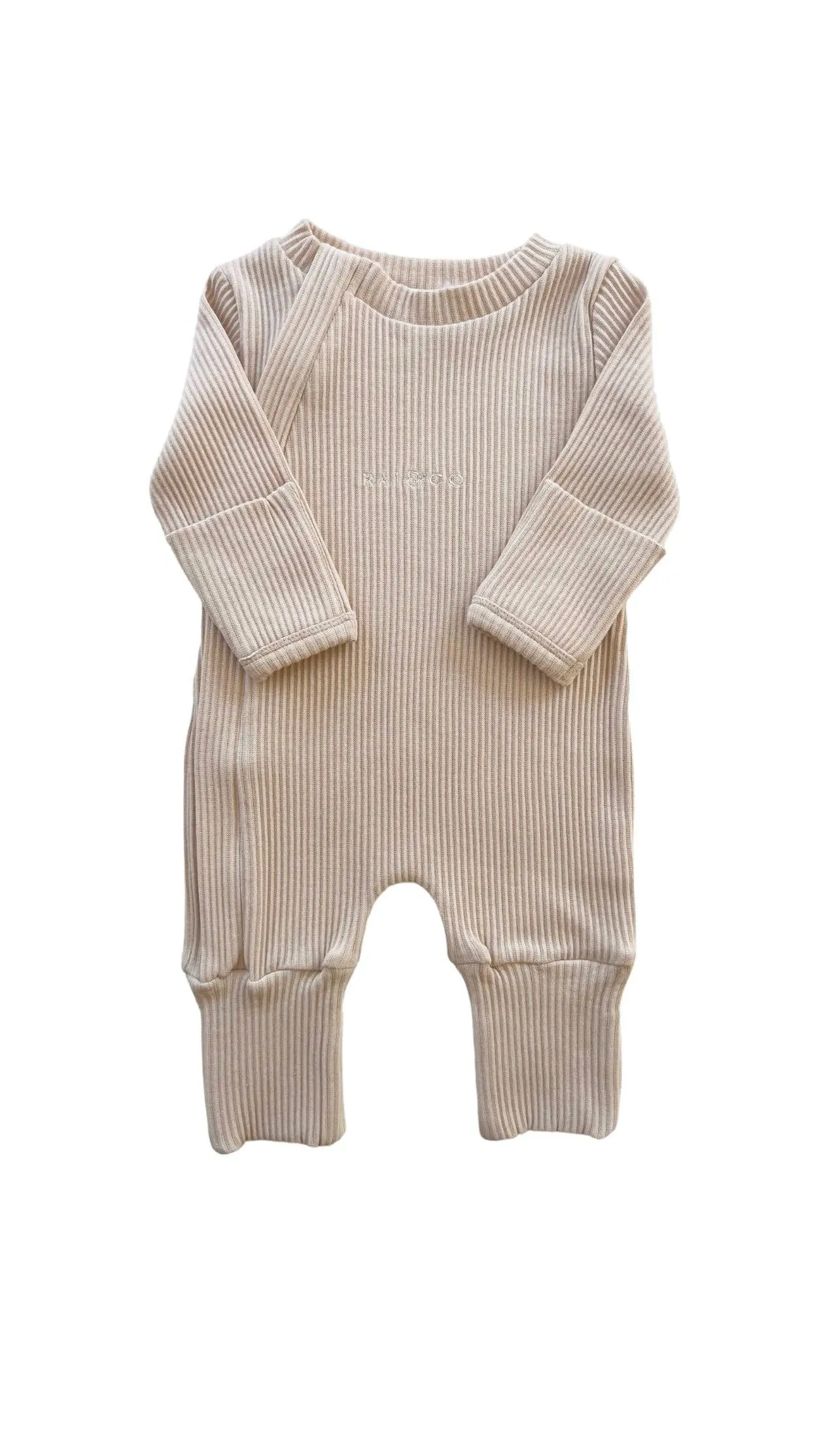 Ribbed Jumpsuits: Light Blue
