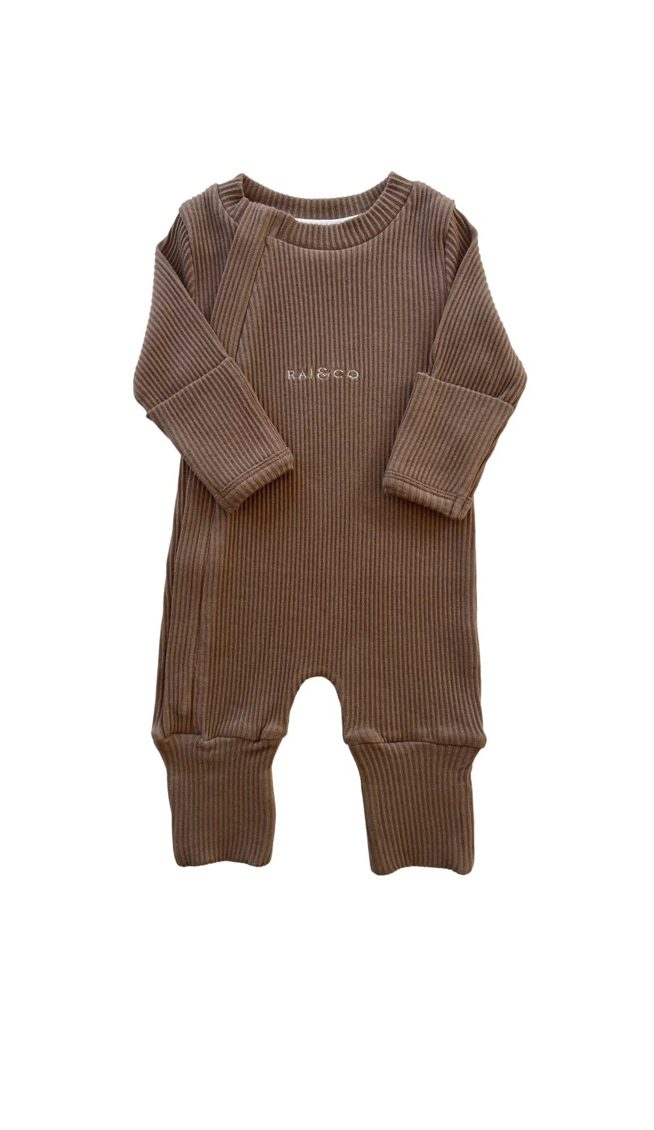 Ribbed Jumpsuits: Light Blue