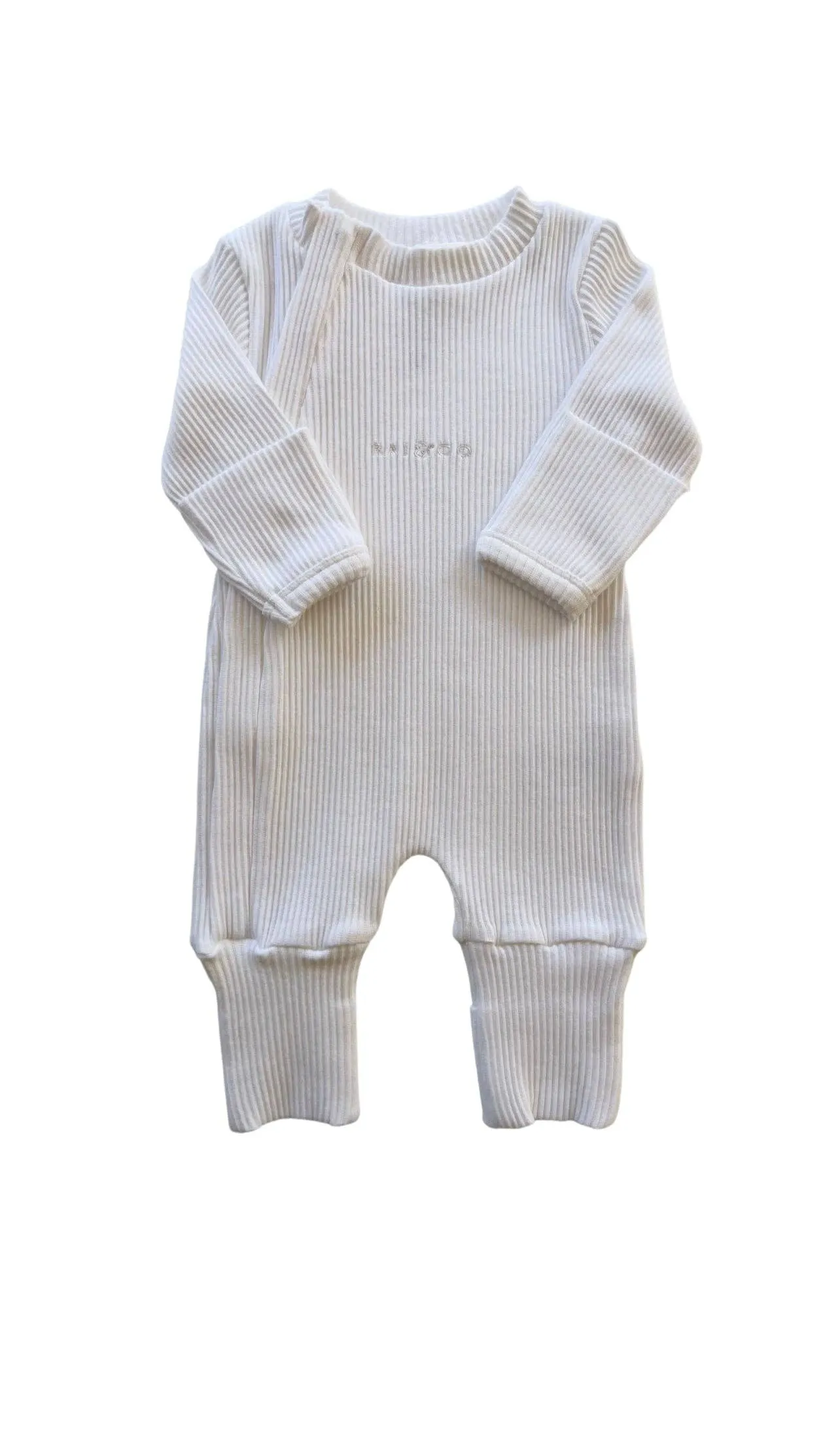 Ribbed Jumpsuits: Light Blue