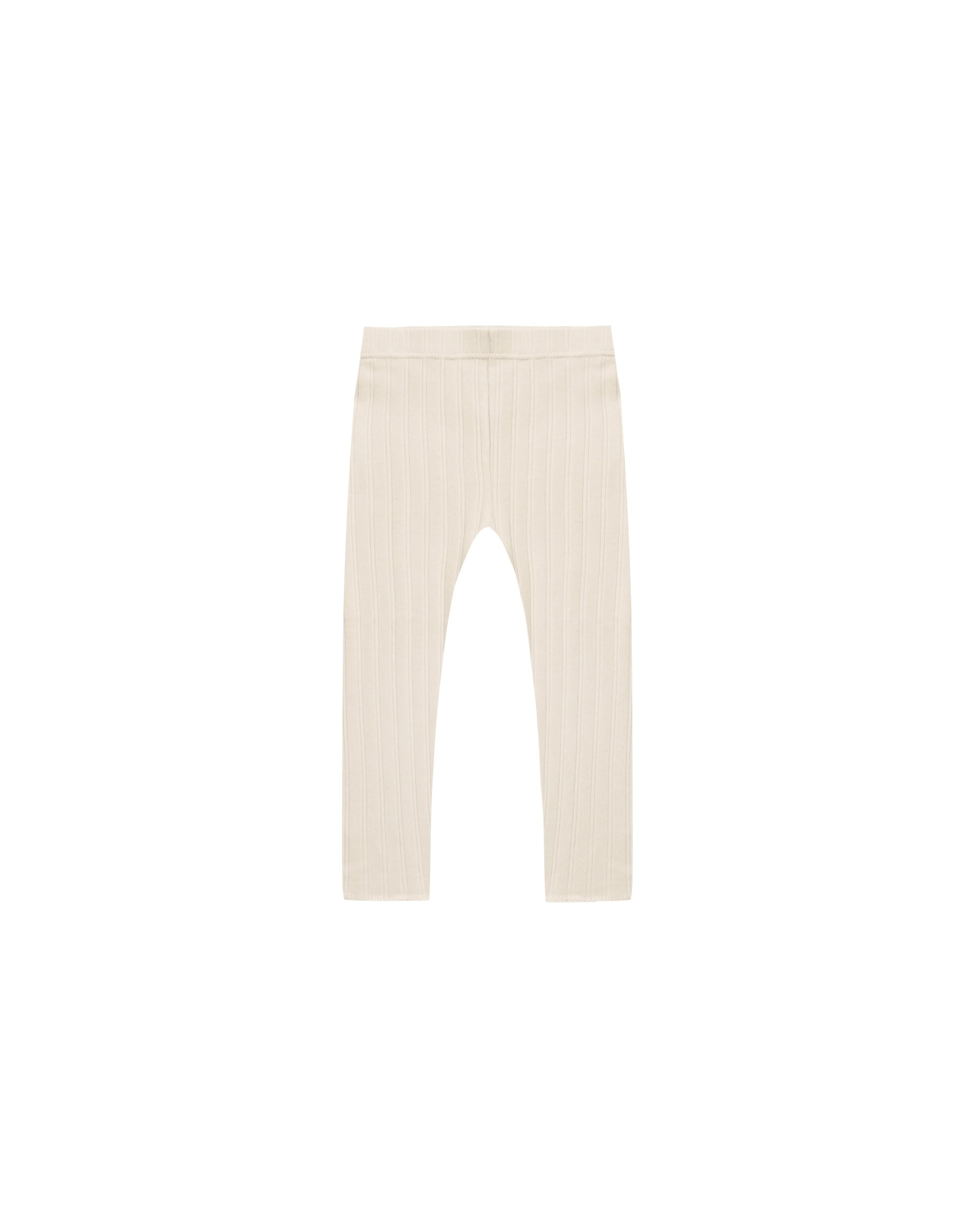 RIBBED LEGGINGS - STONE