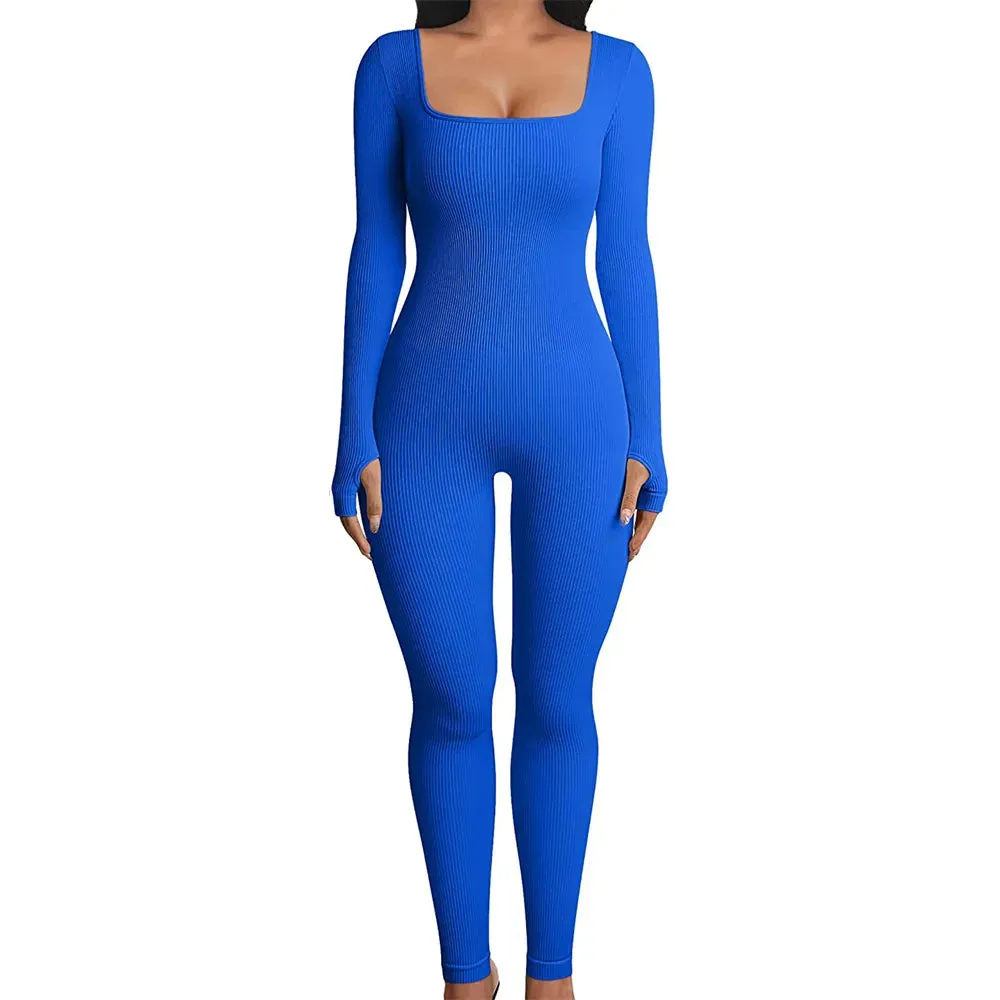 Ribbed Long Sleeve Jumpsuit | Dreamofthe90s