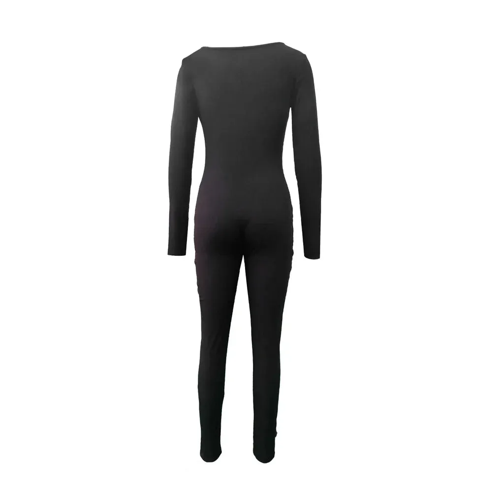Ribbed Long Sleeve Jumpsuit | Dreamofthe90s