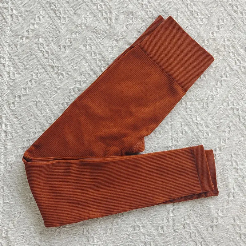 Ribbed Yoga Leggings for Women