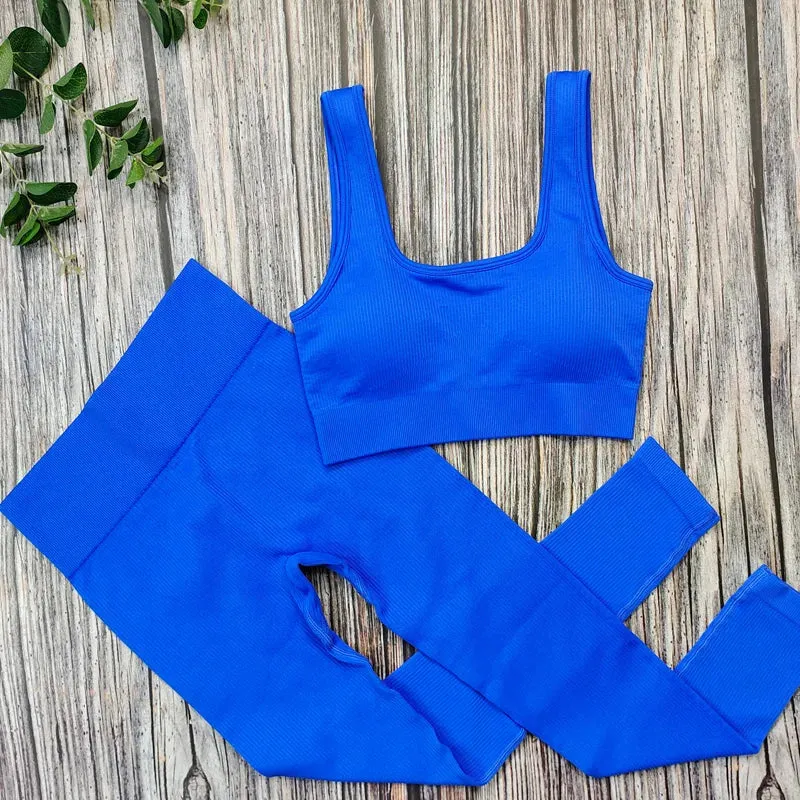 Ribbed Yoga Leggings for Women
