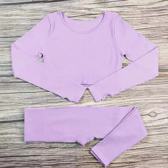 Ribbed Yoga Leggings for Women