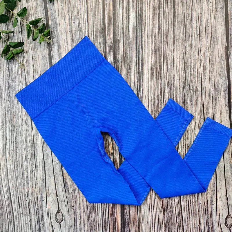 Ribbed Yoga Leggings for Women