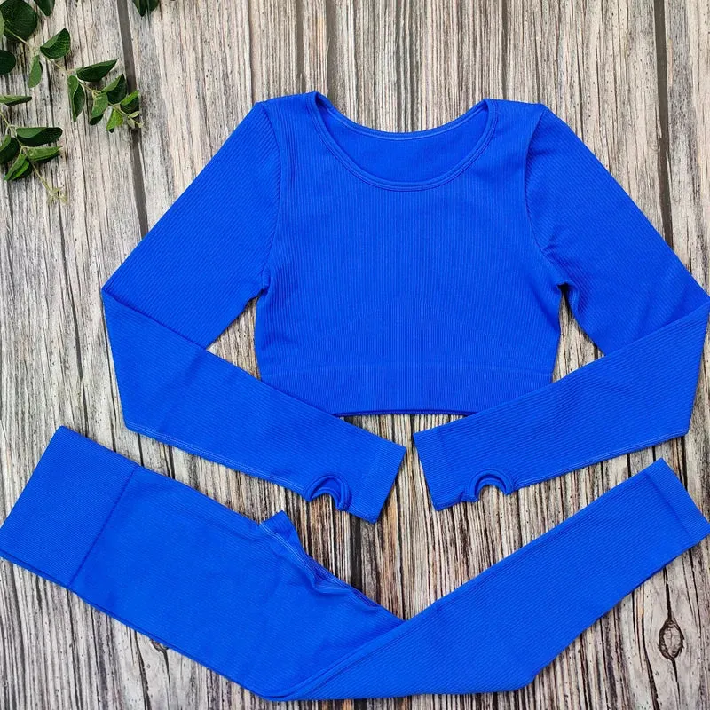 Ribbed Yoga Leggings for Women