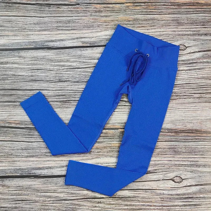 Ribbed Yoga Leggings for Women
