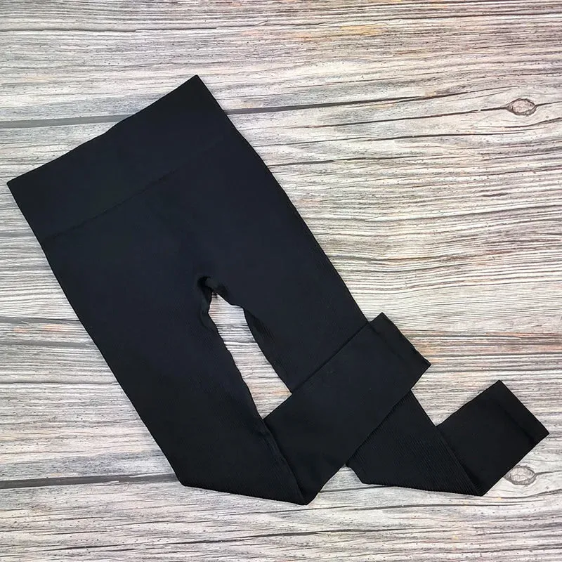 Ribbed Yoga Leggings for Women