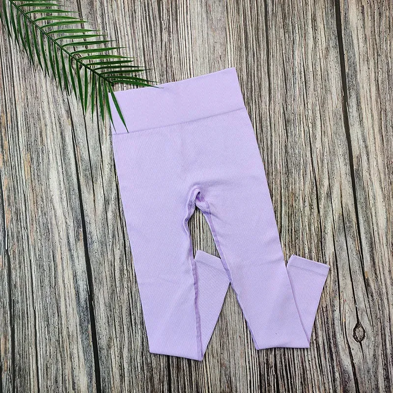 Ribbed Yoga Leggings for Women