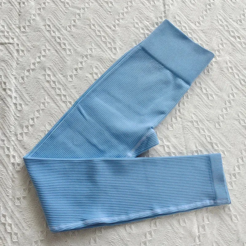 Ribbed Yoga Leggings for Women