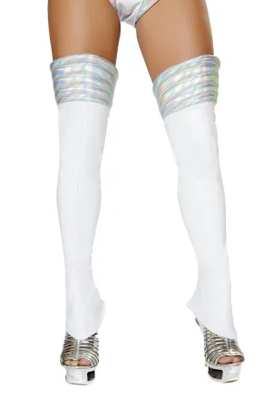 Roma White Space Girl Leggings Costume