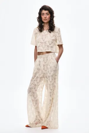 Rosalie Pants in Cream