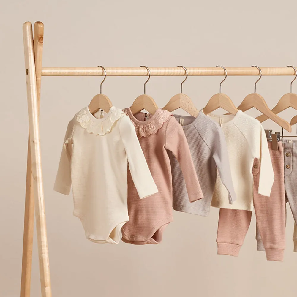 Ruffle Collar Bodysuit | Blush