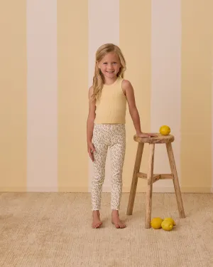 RYLEE   CRU Ribbed Legging Set || Lemons, Yellow