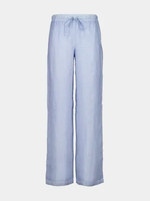 Sea Soft Fade Linen Drawstring Pants