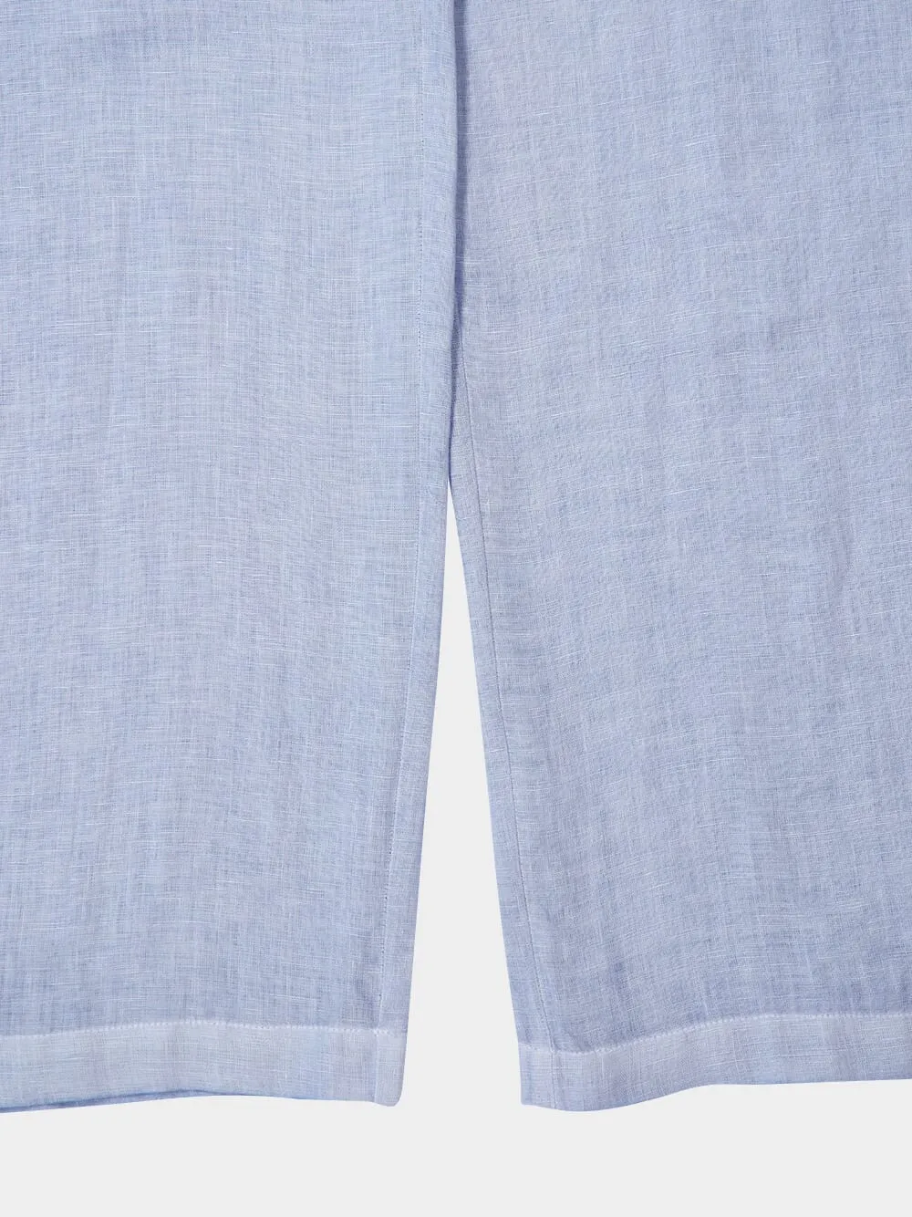 Sea Soft Fade Linen Drawstring Pants