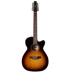 Seagull S12 CH CW Spruce Electro-Acoustic Guitar ~ Sunburst GT ~ PreSys II