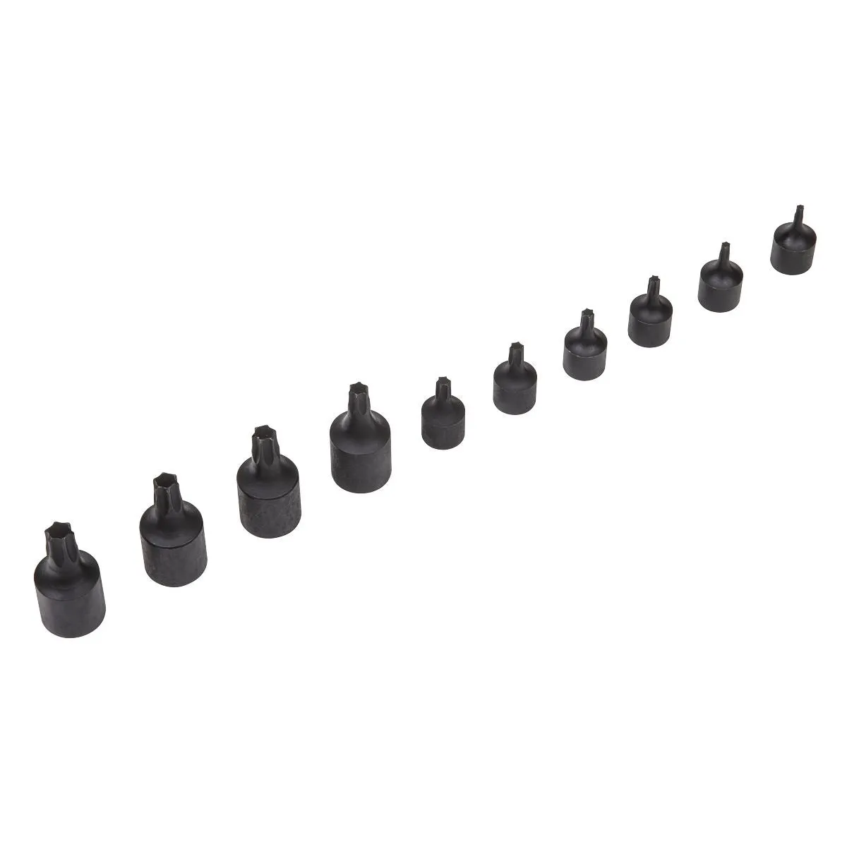 Sealey Premier Low Profile TRX-Star* Impact Socket Bit Set 1/4" & 3/8" Sq Drive 10pc